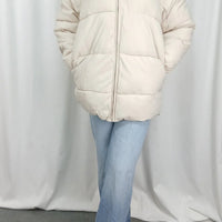 DOUDOUNE COURTE BEIGE