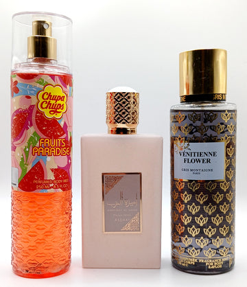 LOT DE 3 PARFUM BRUME PARFUMÉE - AMEERAT - VENITIENNE FLEUR BRUME PARFUME