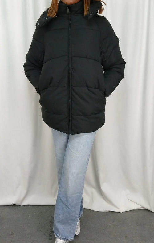 DOUDOUNE COURTE NOIRE NOIRE